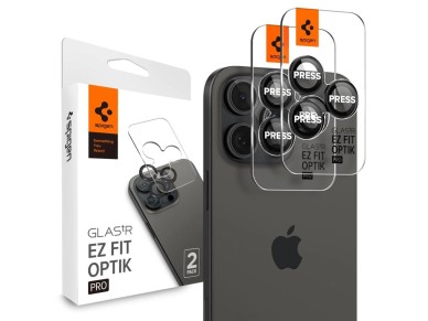 Spigen Glas.tR EZ Fit Optik Camera Protector for iPhone 14 Pro / Pro Max / 15 Pro / Pro Max / 16 Pro Spigen Glas.tR EZ Fit Optik Camera Protector for iPhone 14 Pro / Pro Max / 15 Pro / Pro Max / 16 Pro