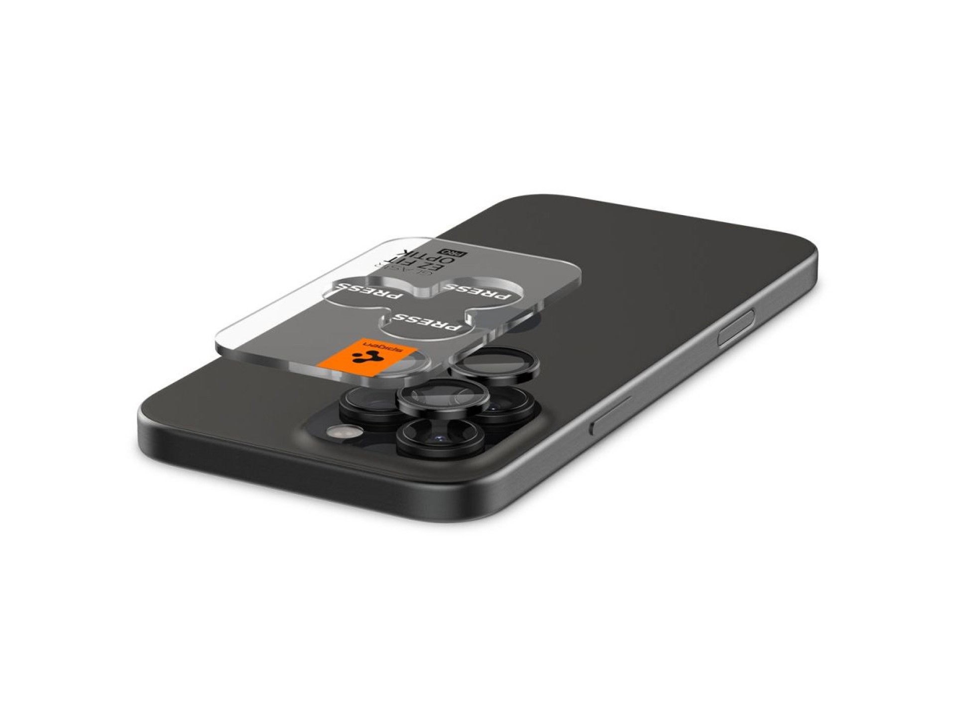 Protector de cámara Spigen Glas.tR EZ Fit Optik para iPhone 14 Pro / Pro Max / 15 Pro / Pro Max / 16