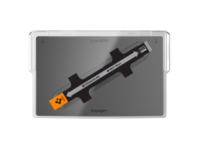 Cristal templado Spigen Glas.tR EZ Fit para Tesla Model X 2022 / Model S 2021 - Negro Cristal templado Spigen Glas.tR EZ Fit para Tesla Model X 2022 / Model S 2021 - Negro