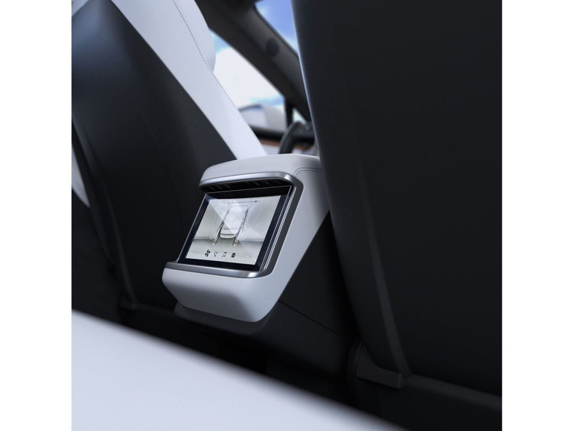 Cristal templado delgado Spigen Glas.tR para Tesla Model X 2022 / Model S 2021 - Negro