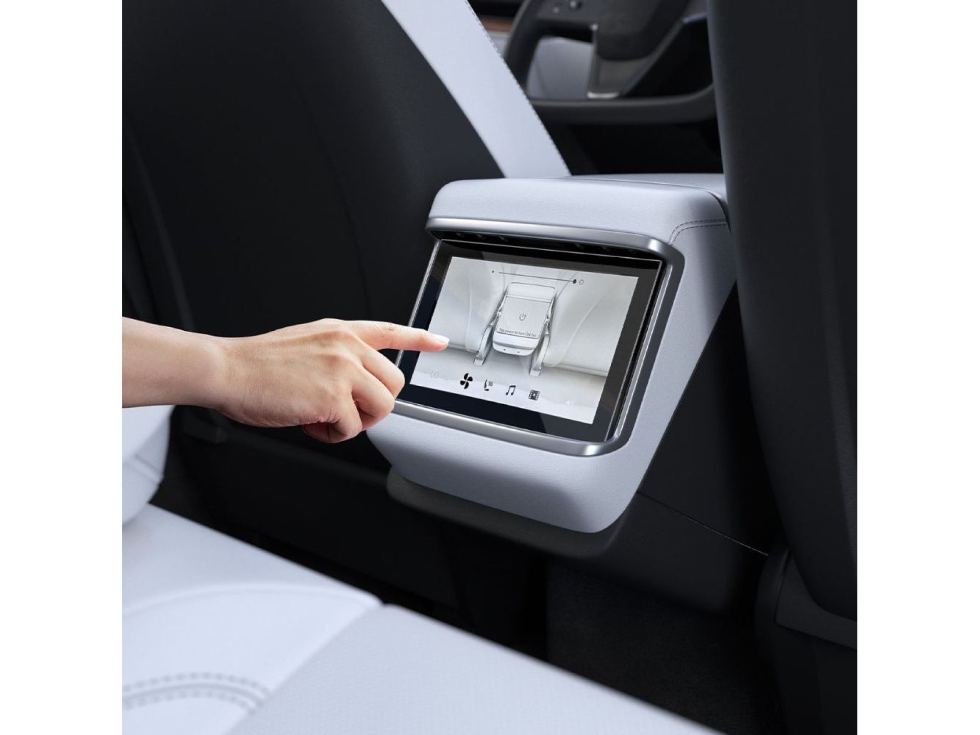 Cristal templado delgado Spigen Glas.tR para Tesla Model X 2022 / Model S 2021 - Negro