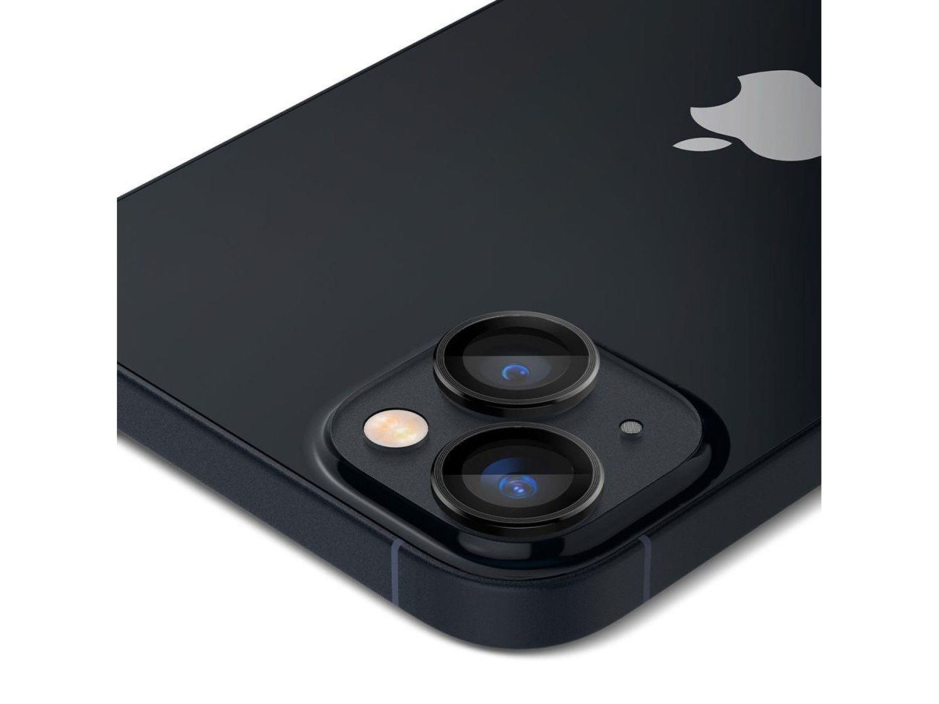 Protetor de câmera Spigen Glas.tR EZ Fit Optik para iPhone 14 / Plus / 15 / Plus - Preto (2 unidades