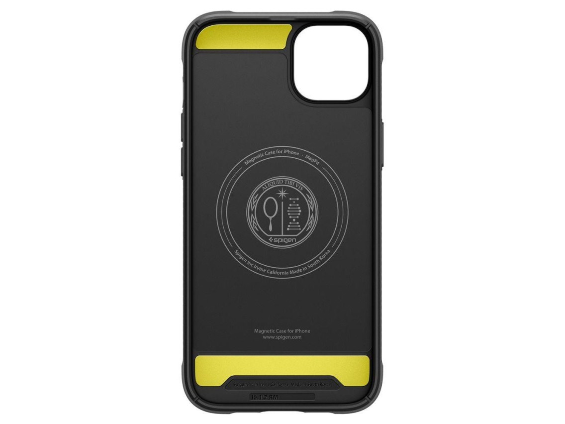 Funda Spigen Rugged Armor Mag Case con MagSafe para iPhone 14 - Negro mate
