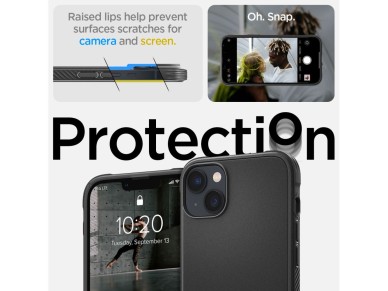 Funda Spigen Rugged Armor Mag Case con MagSafe para iPhone 14 - Negro mate Funda Spigen Rugged Armor Mag Case con MagSafe para iPhone 14 - Negro mate