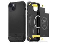 Funda Spigen Rugged Armor Mag Case con MagSafe para iPhone 14 - Negro mate Funda Spigen Rugged Armor Mag Case con MagSafe para iPhone 14 - Negro mate