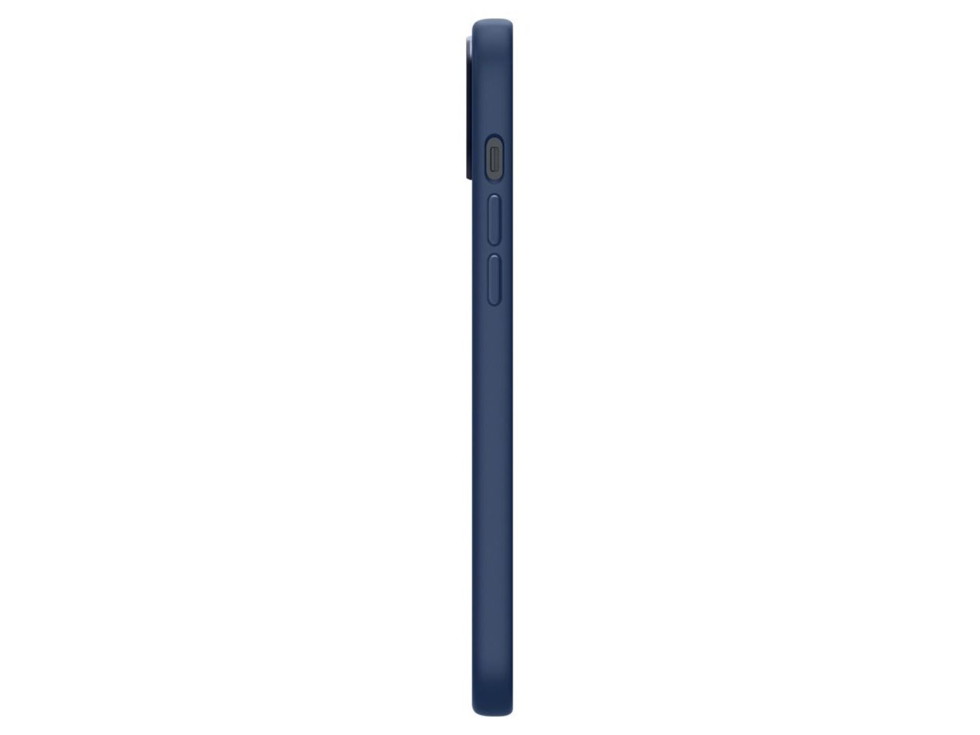 Funda Spigen Silicone Fit Mag con MagSafe para iPhone 14 Plus - Azul