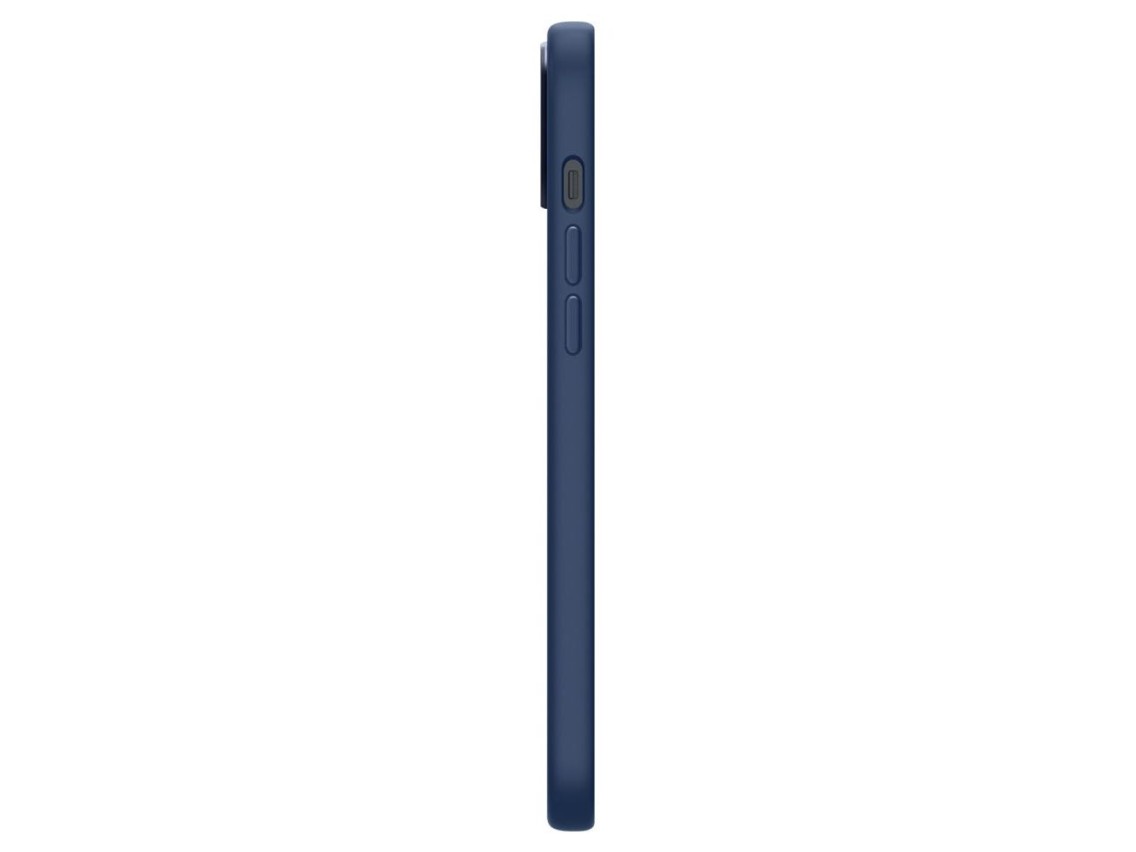 Funda Spigen Silicone Fit Mag con MagSafe para iPhone 14 Plus - Azul