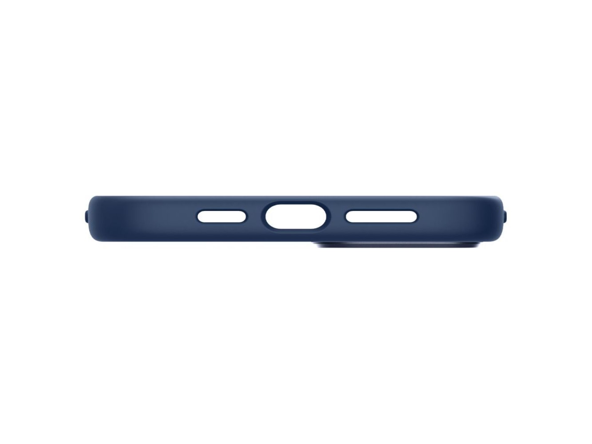 Funda Spigen Silicone Fit Mag con MagSafe para iPhone 14 Plus - Azul