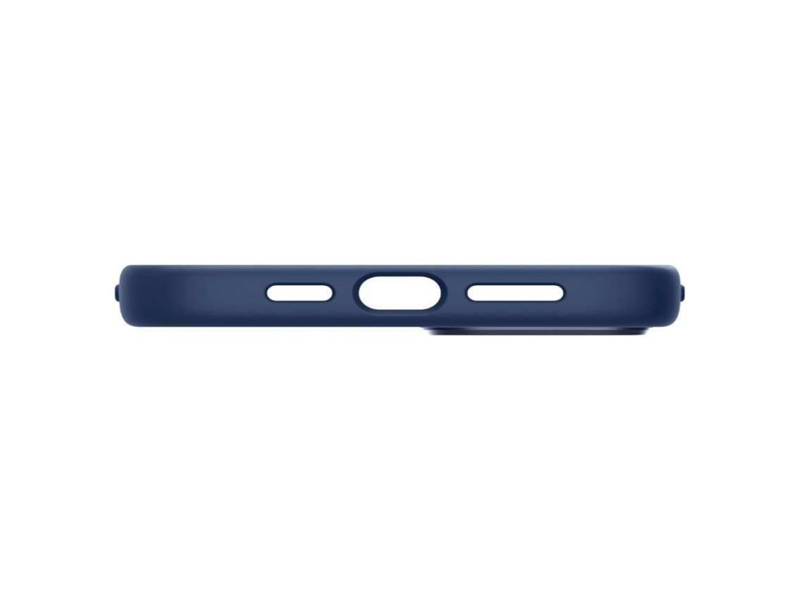 Funda Spigen Silicone Fit Mag con MagSafe para iPhone 14 Plus - Azul