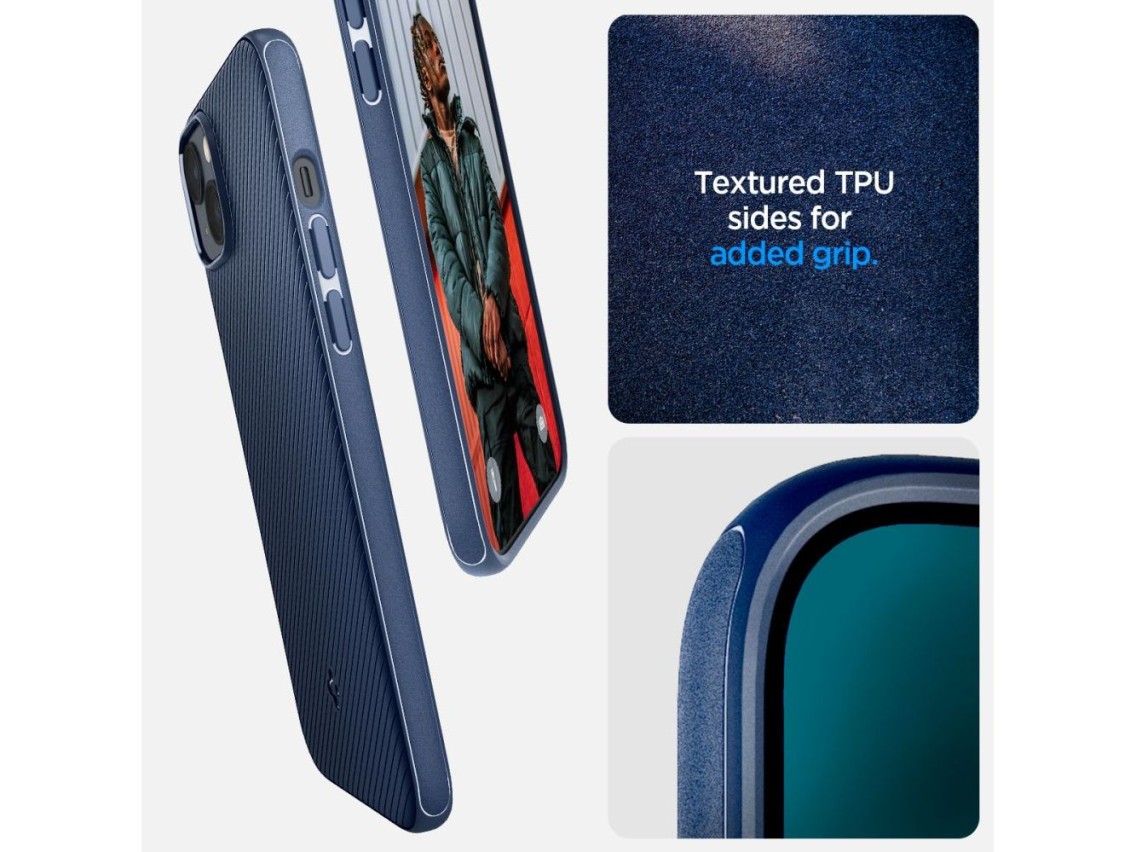 Capa Spigen Mag Armor para iPhone 14 Plus - Azul