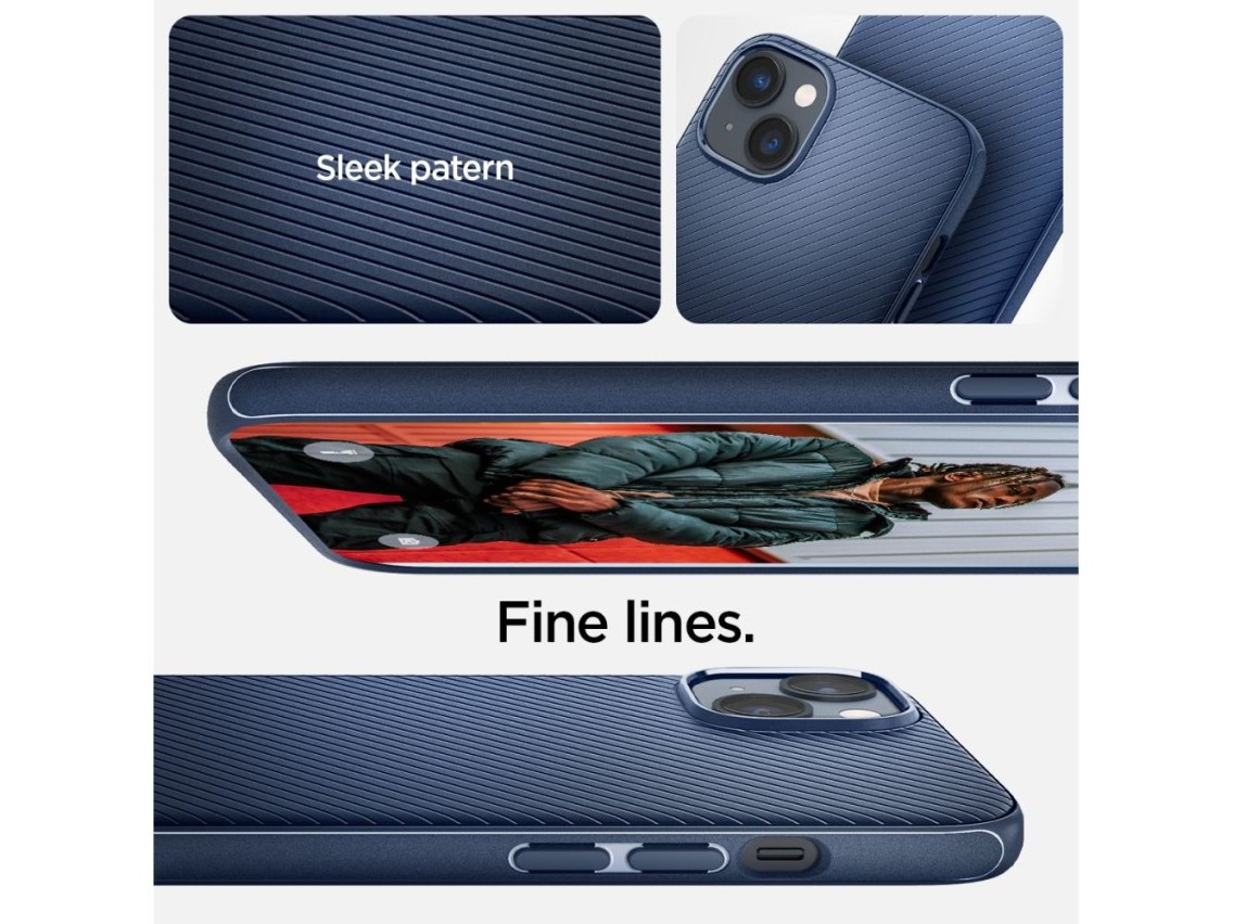 Capa Spigen Mag Armor para iPhone 14 Plus - Azul