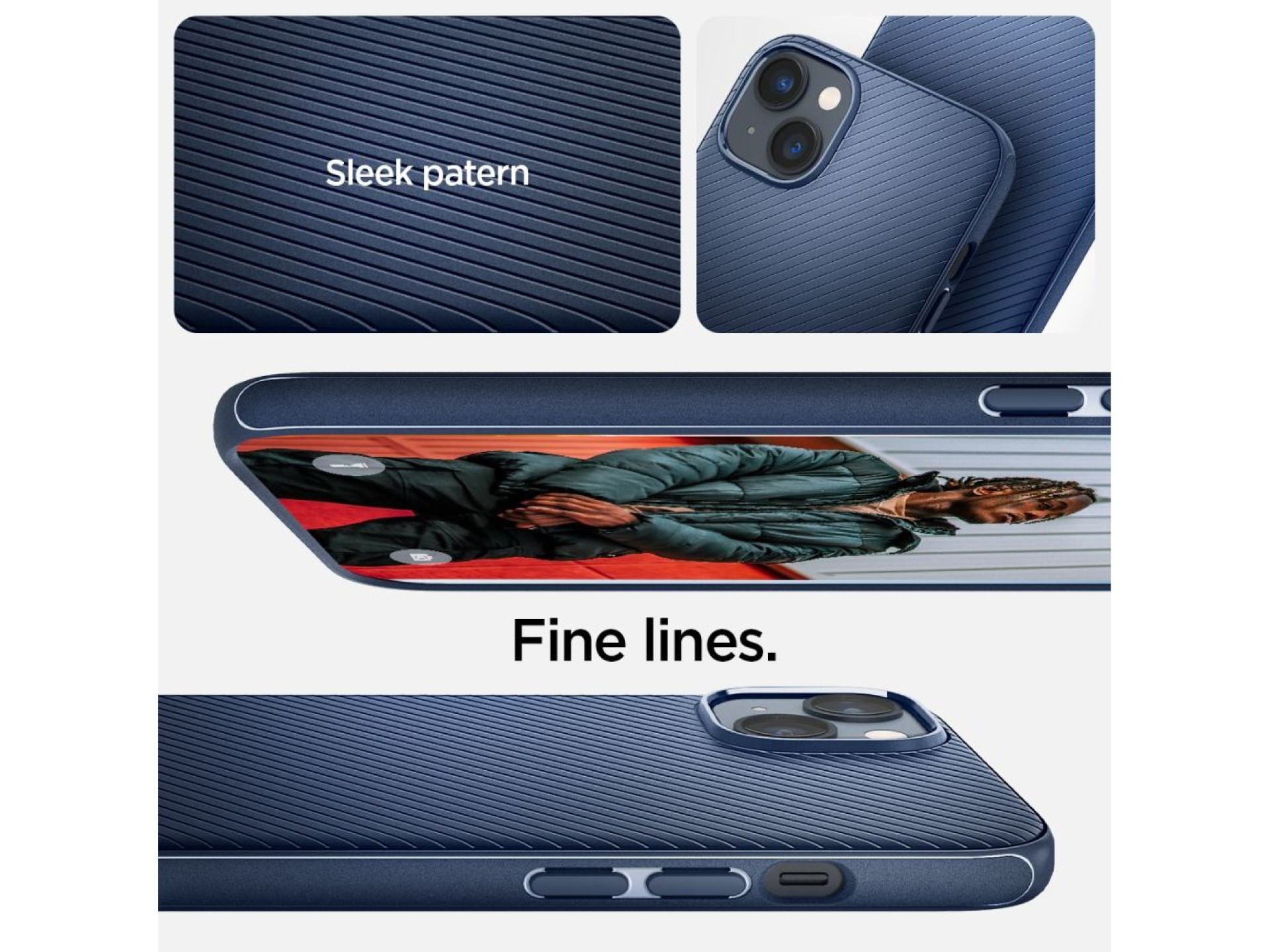 Capa Spigen Mag Armor para iPhone 14 Plus - Azul