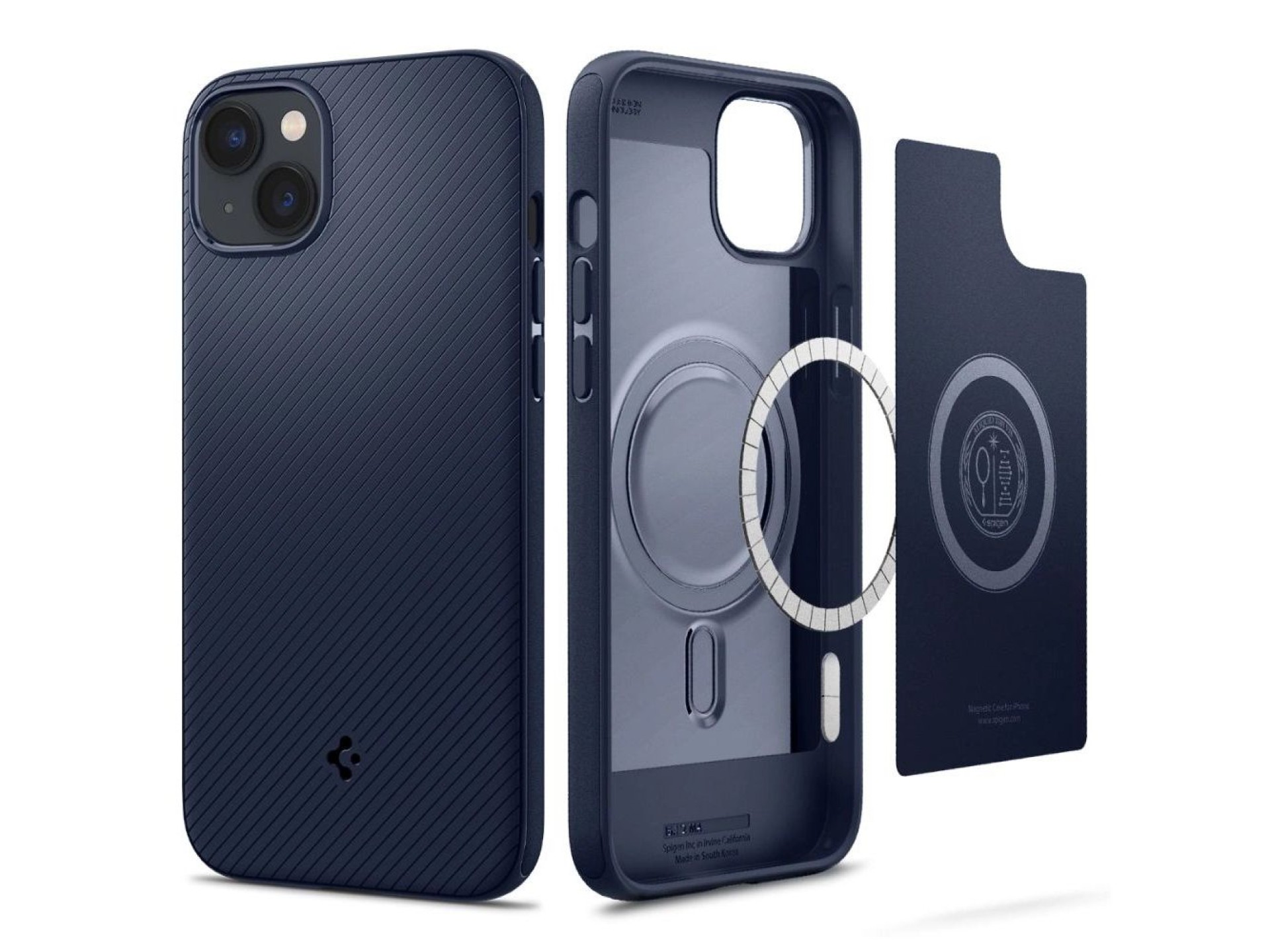 Capa Spigen Mag Armor para iPhone 14 Plus - Azul