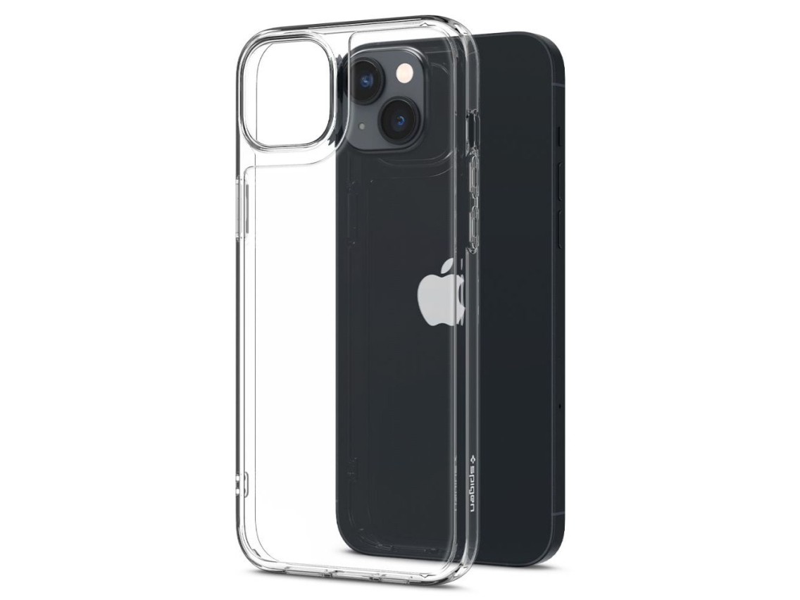 Capa Spigen Quartz Hybrid para iPhone 14 Plus - Transparente