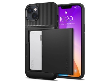 Capa Spigen Slim Armor CS para iPhone 14 Plus - Preta