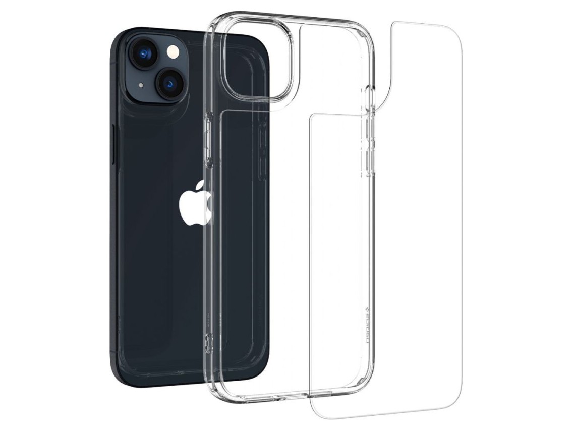 Capa Spigen Quartz Hybrid para iPhone 14 Plus - Transparente