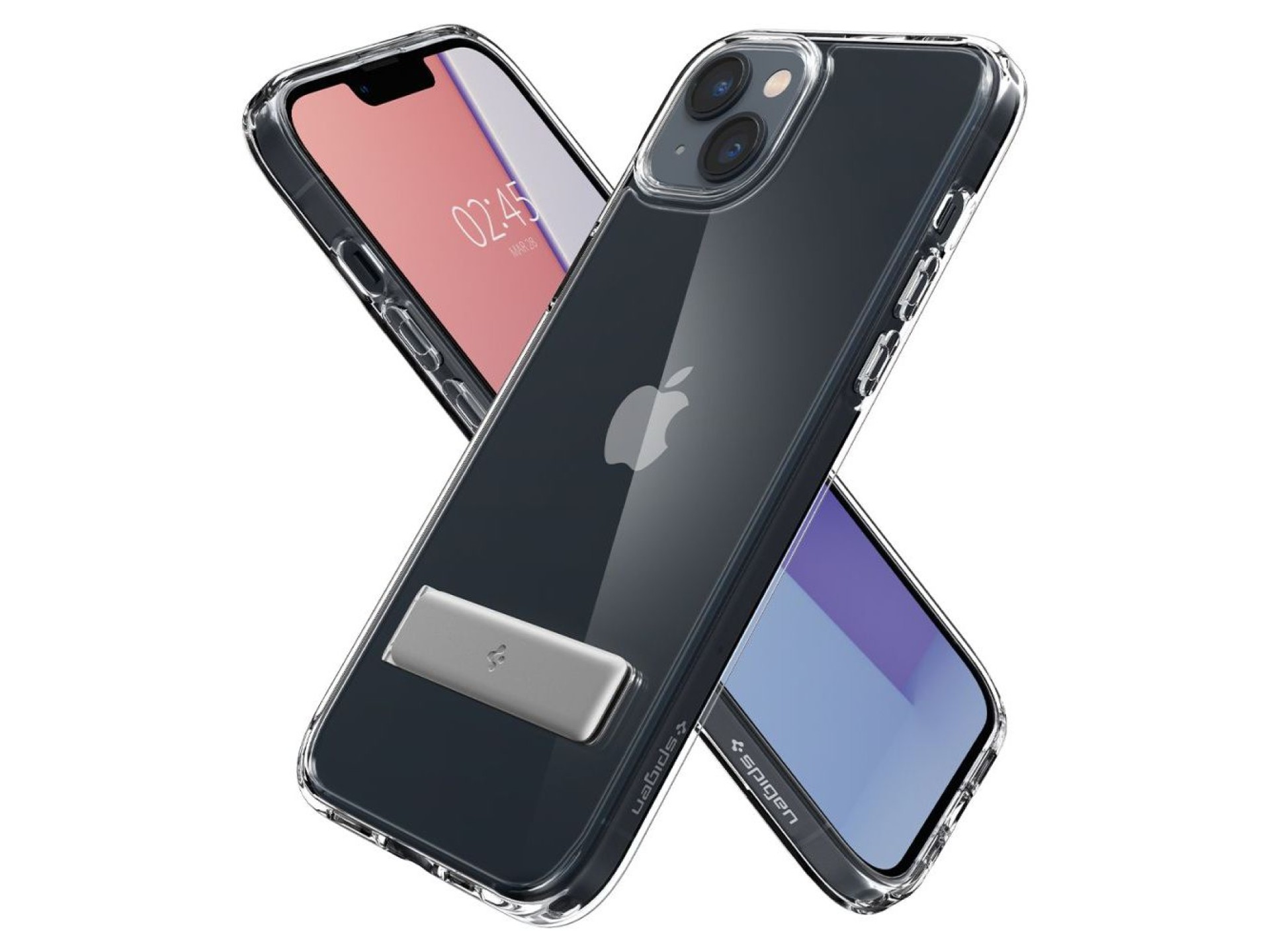 Capa Spigen Ultra Hybrid S para iPhone 14 Plus - Transparente