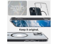 Capa Spigen Ultra Hybrid Mag com MagSafe para iPhone 14 Plus - Cinza Transparente Capa Spigen Ultra Hybrid Mag com MagSafe para iPhone 14 Plus - Cinza Transparente