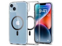 Capa Spigen Ultra Hybrid Mag com MagSafe para iPhone 14 Plus - Cinza Transparente Capa Spigen Ultra Hybrid Mag com MagSafe para iPhone 14 Plus - Cinza Transparente