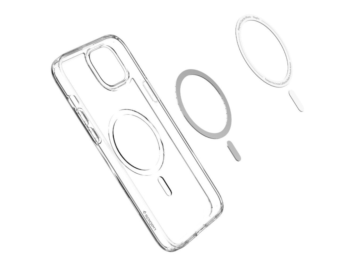 Spigen Ultra Hybrid Mag Case with MagSafe for iPhone 14 Plus - Clear Black
