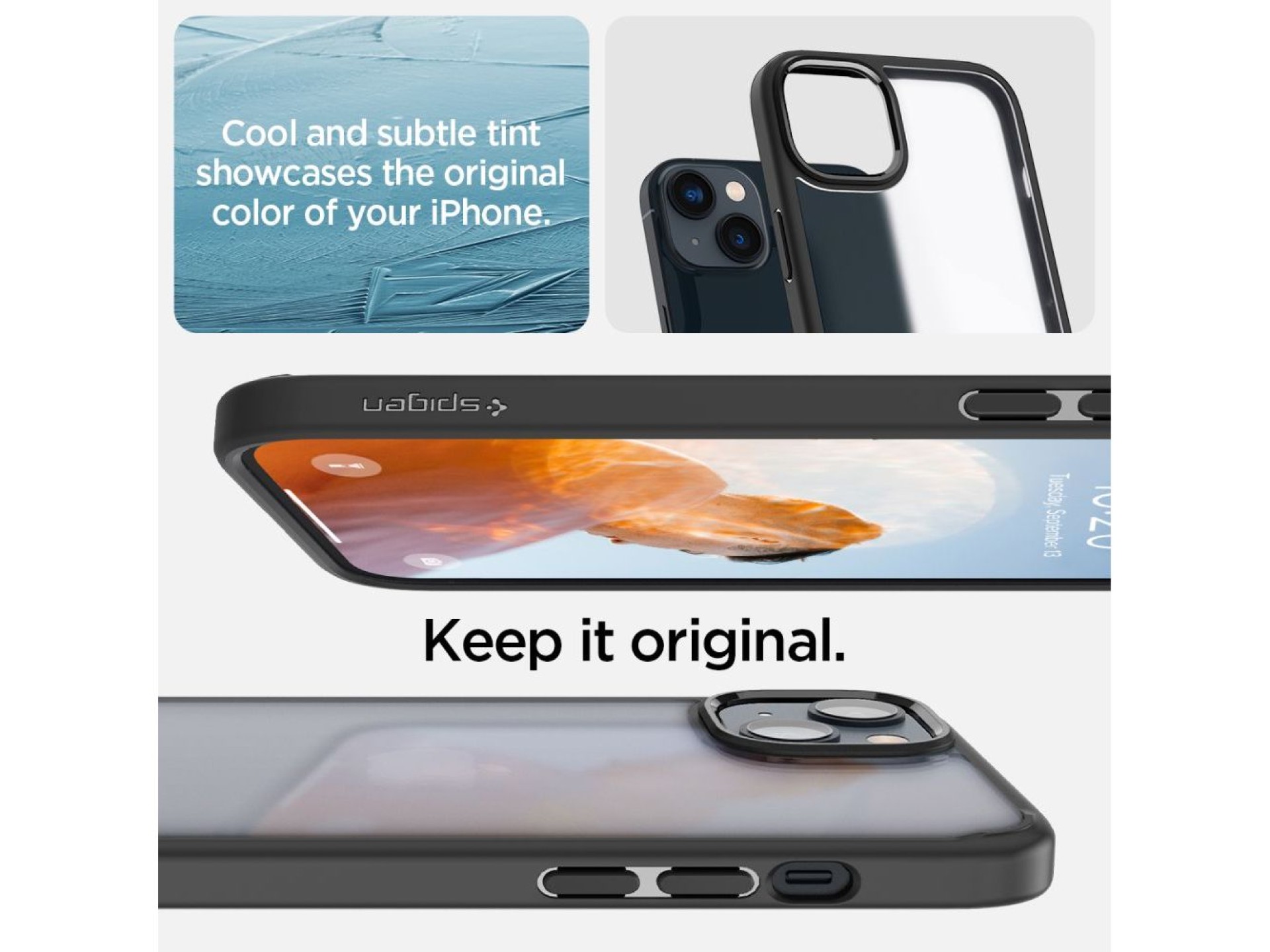 Spigen Ultra Hybrid iPhone 14 Plus Case - Matte Black