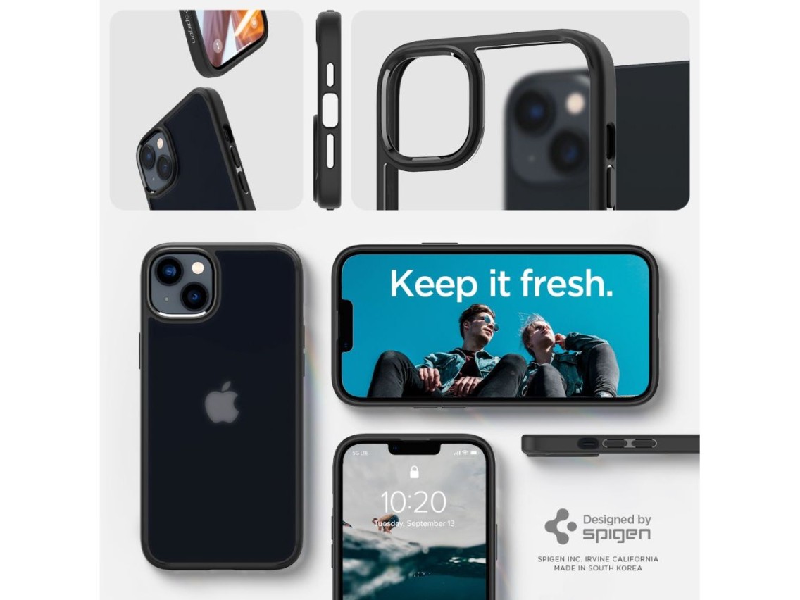 Spigen Ultra Hybrid iPhone 14 Plus Case - Matte Black