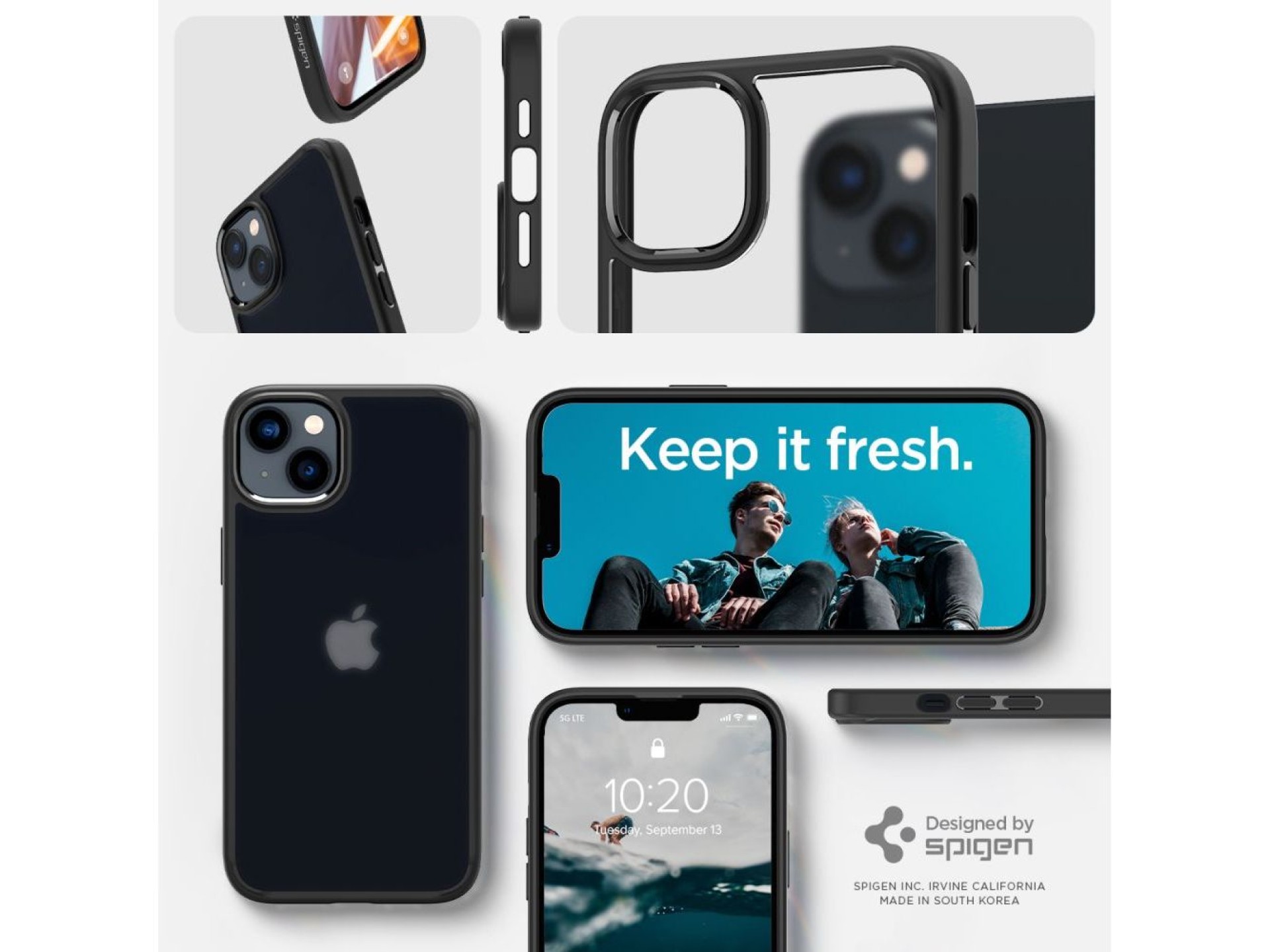 Spigen Ultra Hybrid iPhone 14 Plus Case - Matte Black