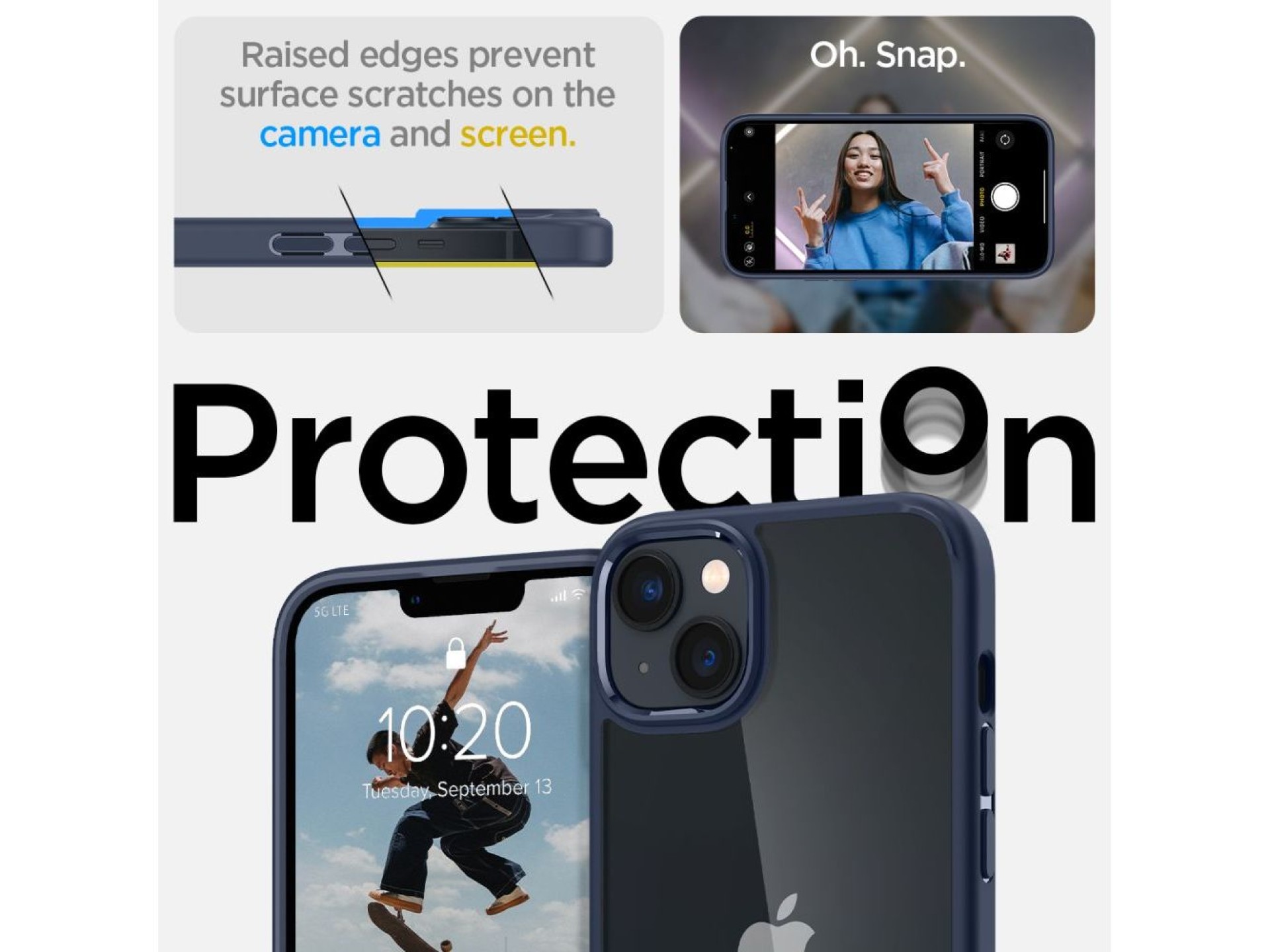 Spigen Ultra Hybrid iPhone 14 Plus Case - Blue