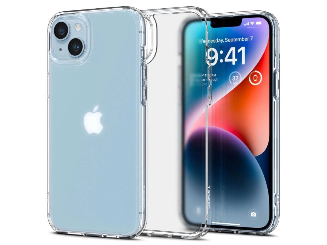 Spigen Ultra Hybrid iPhone 14 Plus Case - Matte Clear