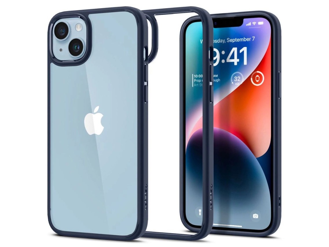 Spigen Ultra Hybrid iPhone 14 Plus Case - Blue