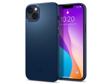 Spigen Thin Fit iPhone 14 Plus Case - Blue Spigen Thin Fit iPhone 14 Plus Case - Blue