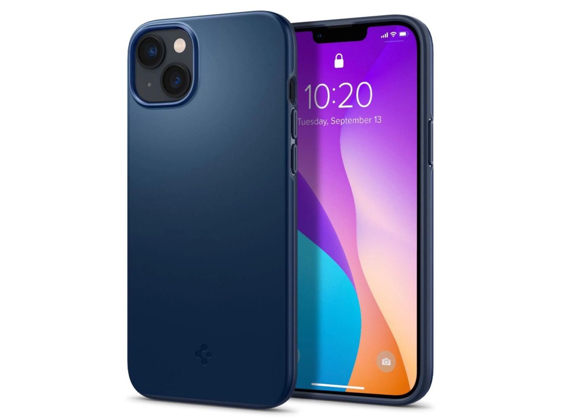 Funda Spigen Thin Fit para iPhone 14 Plus - Azul