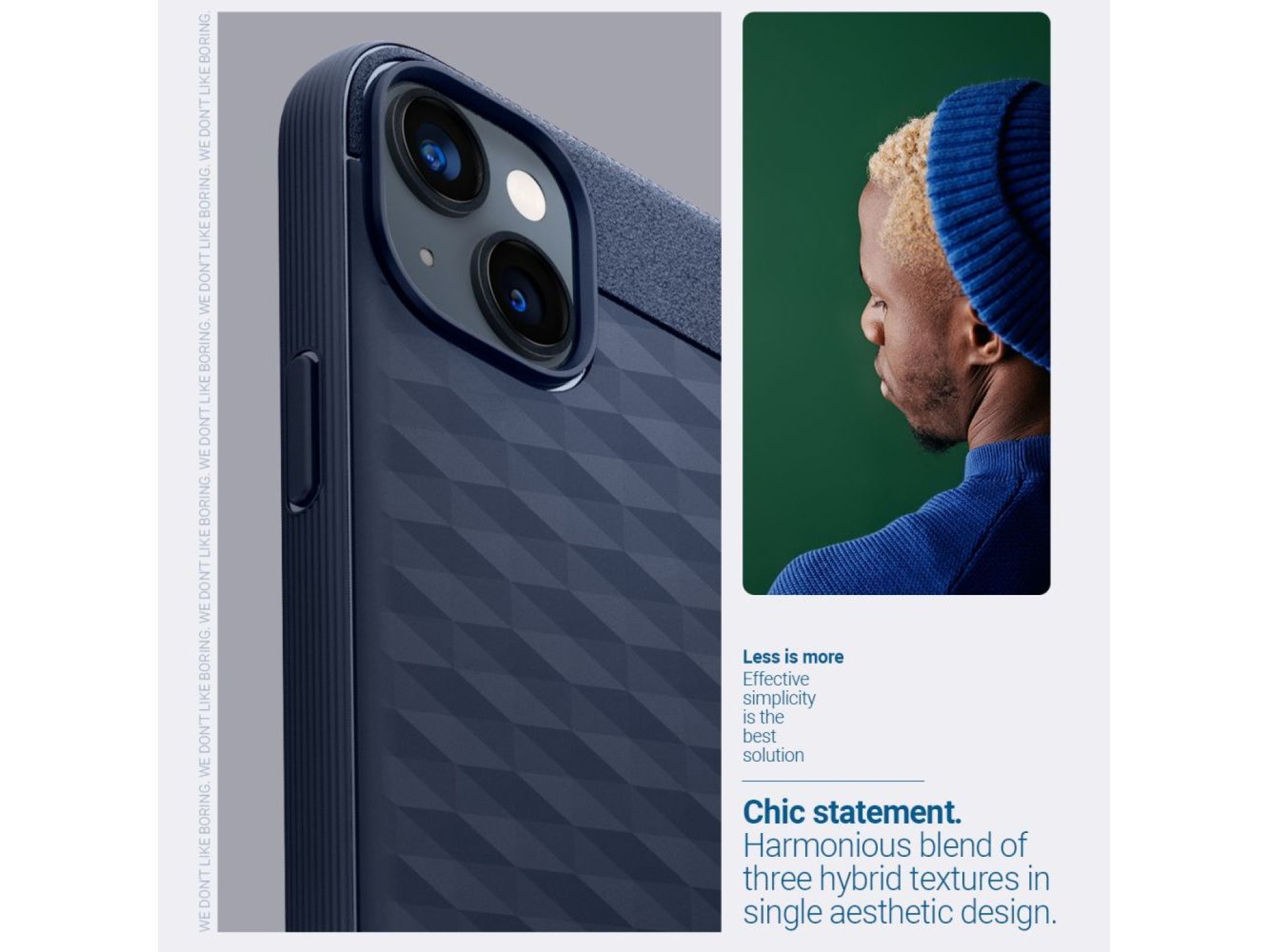 Capa Caseology Parallax Mag com MagSafe para iPhone 14 Plus - Azul Marinho