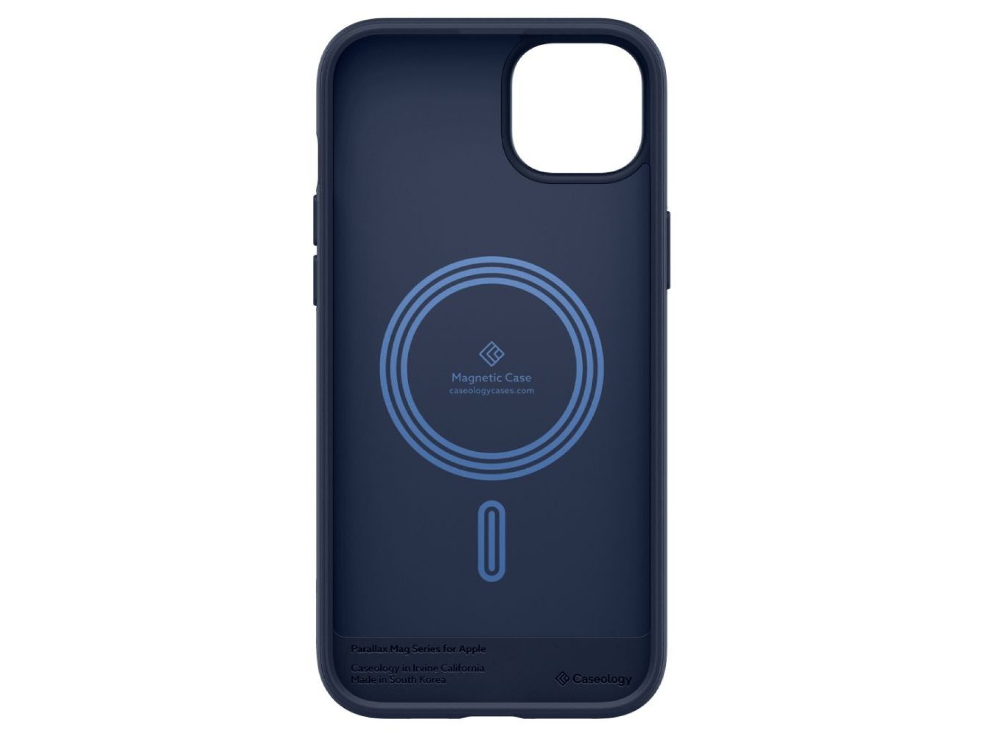 Capa Caseology Parallax Mag com MagSafe para iPhone 14 Plus - Azul Marinho