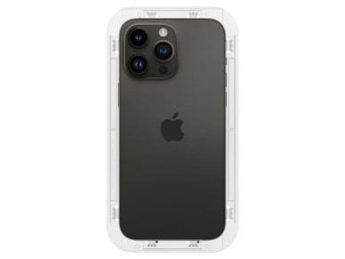 Protector de pantalla de vidrio templado Spigen Glas.tR EZ Fit para iPhone 14 Pro - 2 unidades. Protector de pantalla de vidrio templado Spigen Glas.tR EZ Fit para iPhone 14 Pro - 2 unidades.