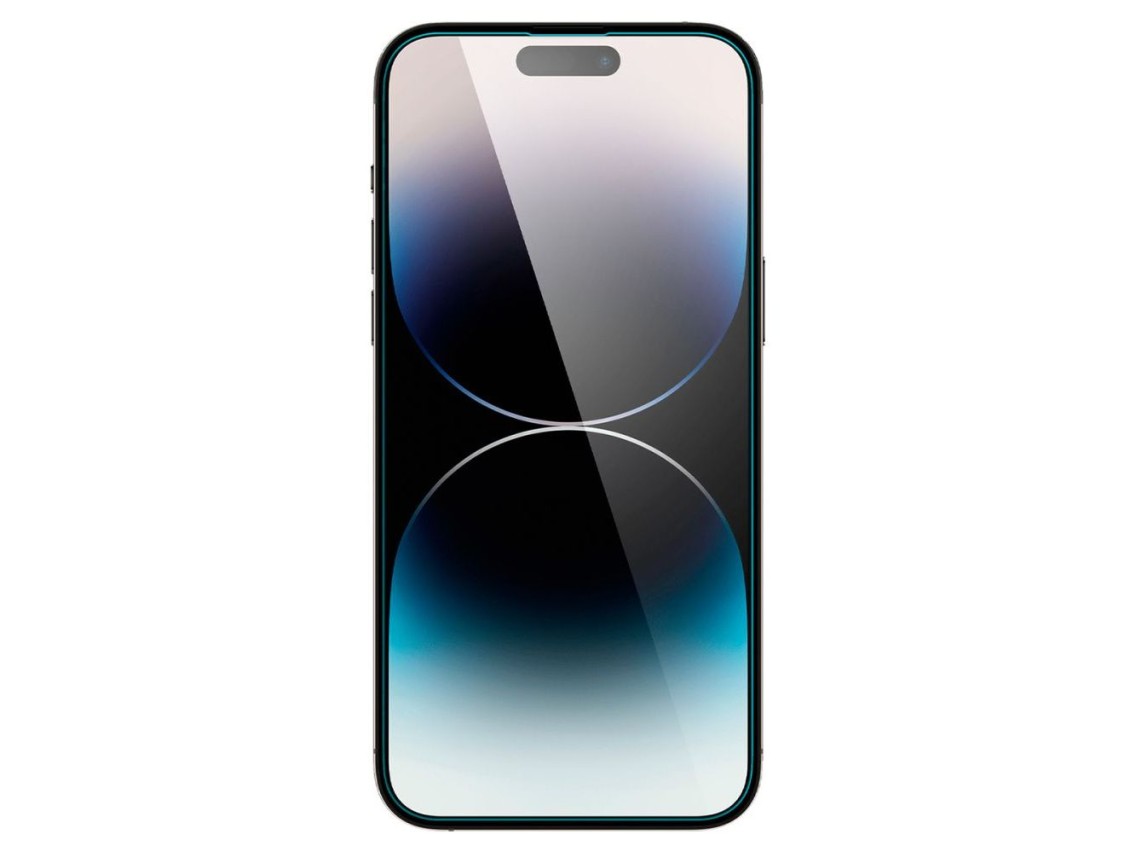 Spigen Glas.tR EZ Fit Pel�cula de Vidro Temperado para iPhone 14 Pro Max - 2 unidades.