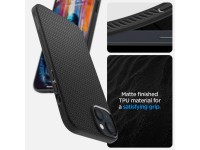 Capa Spigen Liquid Air para iPhone 14 - Preto Fosco Capa Spigen Liquid Air para iPhone 14 - Preto Fosco
