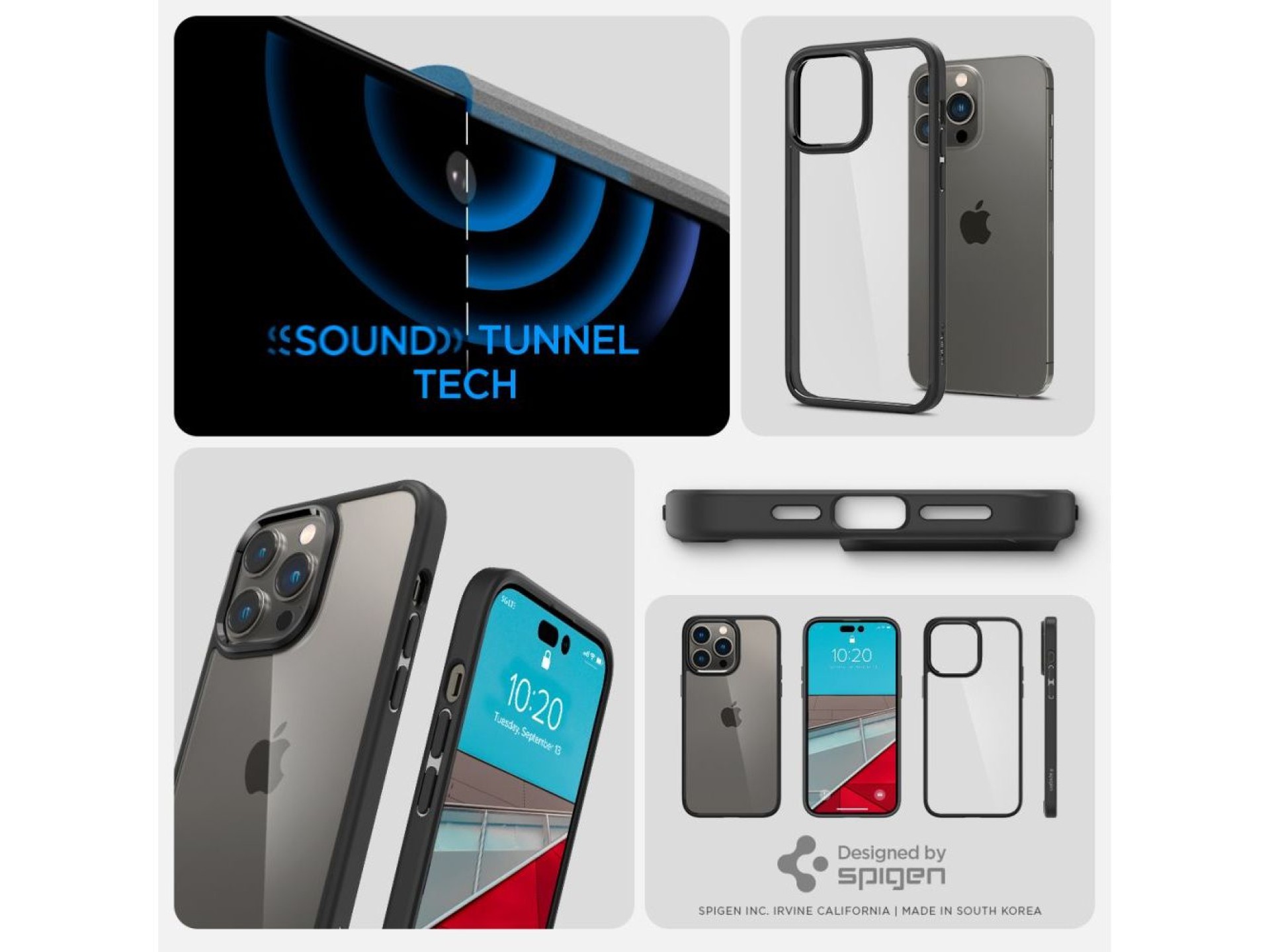 Spigen Ultra Hybrid iPhone 14 Pro Case - Matte Black