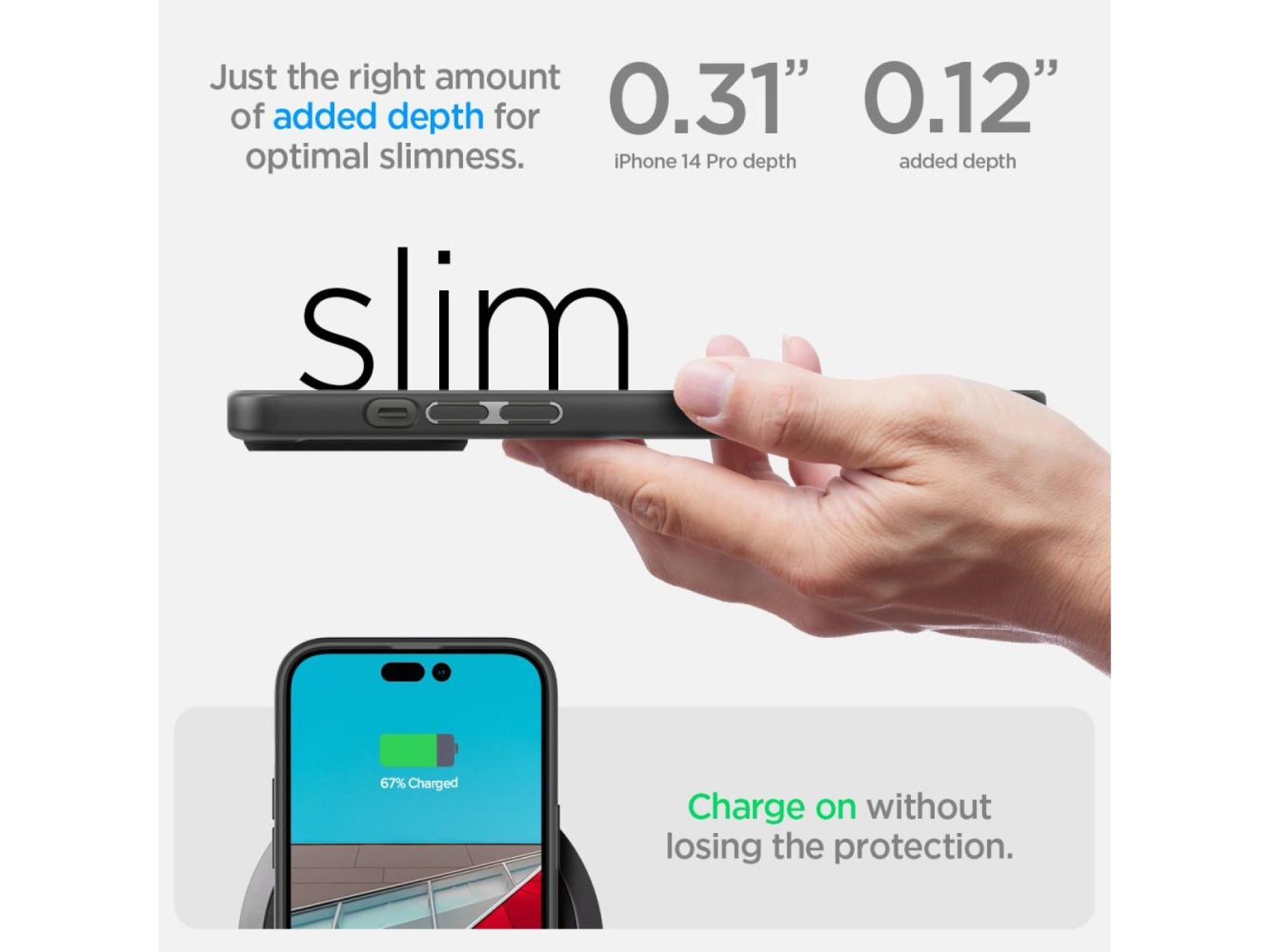 Spigen Ultra Hybrid iPhone 14 Pro Case - Matte Black