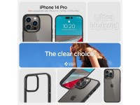 Spigen Ultra Hybrid iPhone 14 Pro Case - Matte Black Spigen Ultra Hybrid iPhone 14 Pro Case - Matte Black