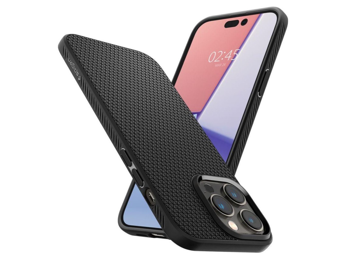 Spigen Liquid Air iPhone 14 Pro Case - Matte Black