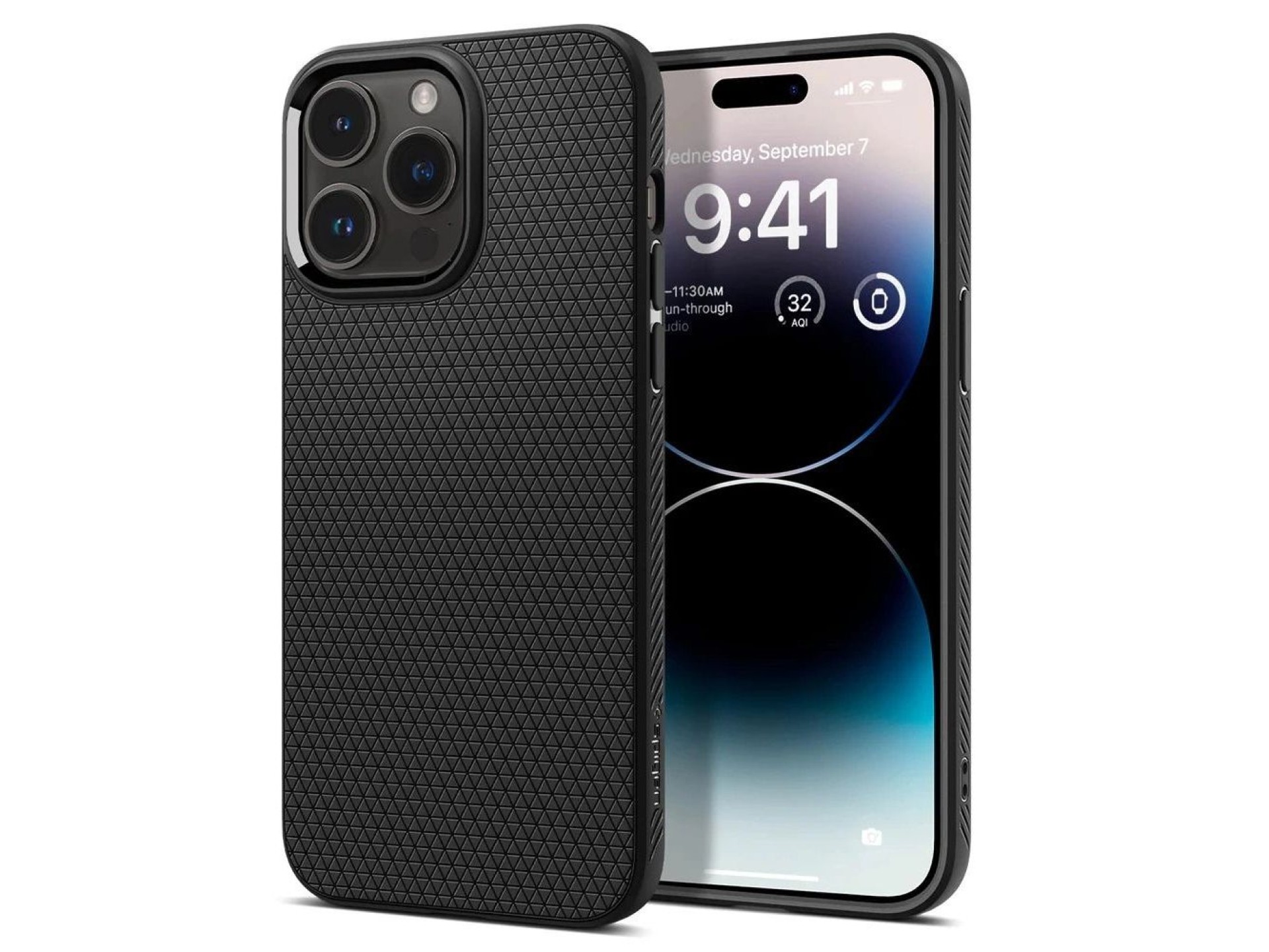 Spigen Liquid Air iPhone 14 Pro Case - Matte Black