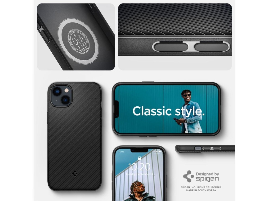 Funda Spigen Mag Armor para iPhone 14 Plus - Negro mate