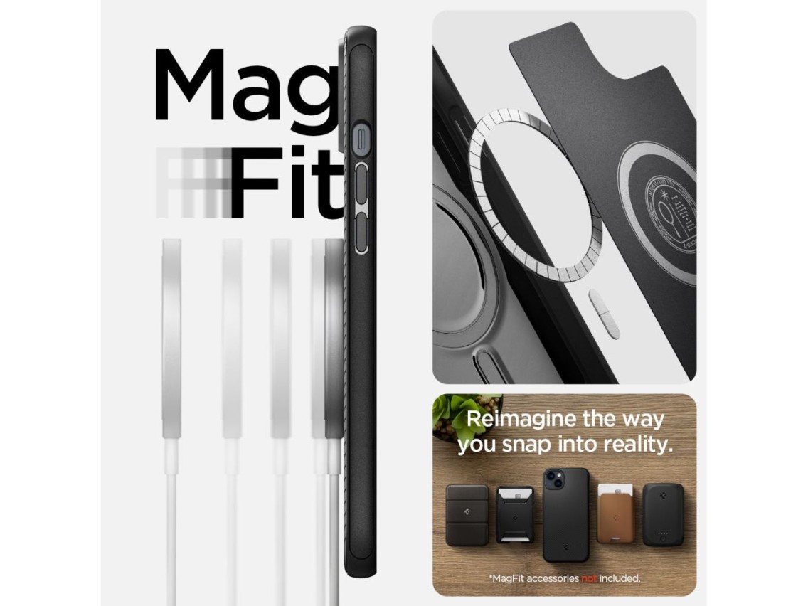 Funda Spigen Mag Armor para iPhone 14 Plus - Negro mate