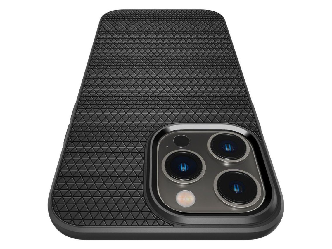 Capa Spigen Liquid Air para iPhone 14 Pro Max - Preto Fosco