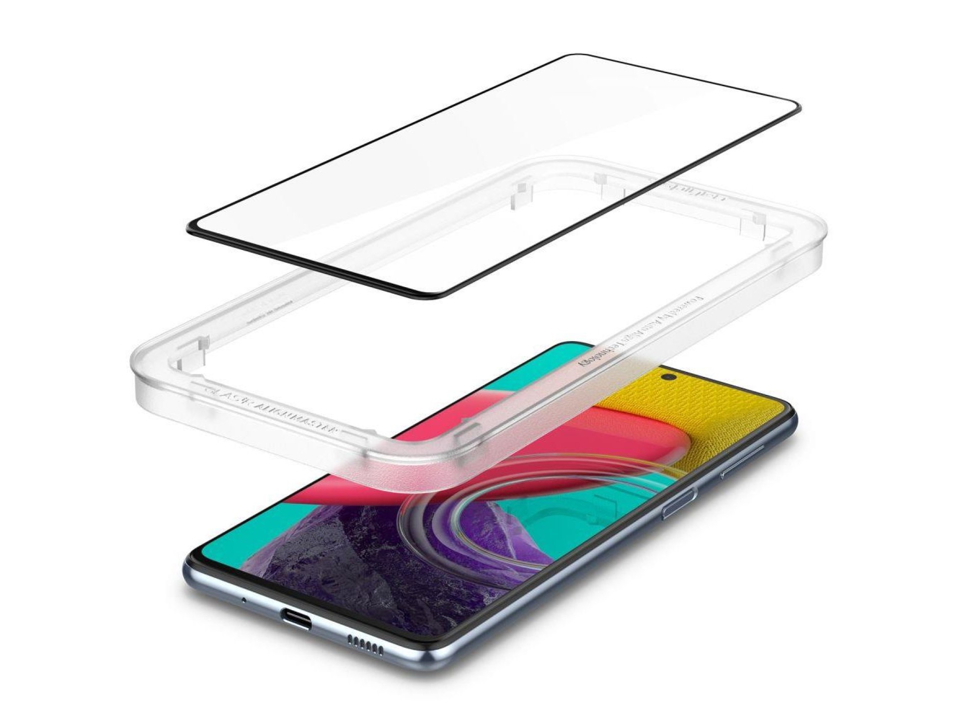 Spigen ALM Glass FC Tempered Glass for Samsung Galaxy M53 5G - Black
