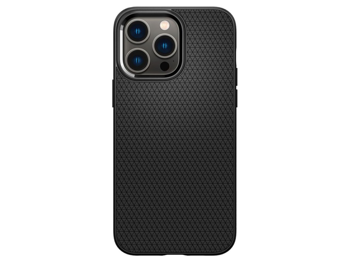 Capa Spigen Liquid Air para iPhone 14 Pro Max - Preto Fosco