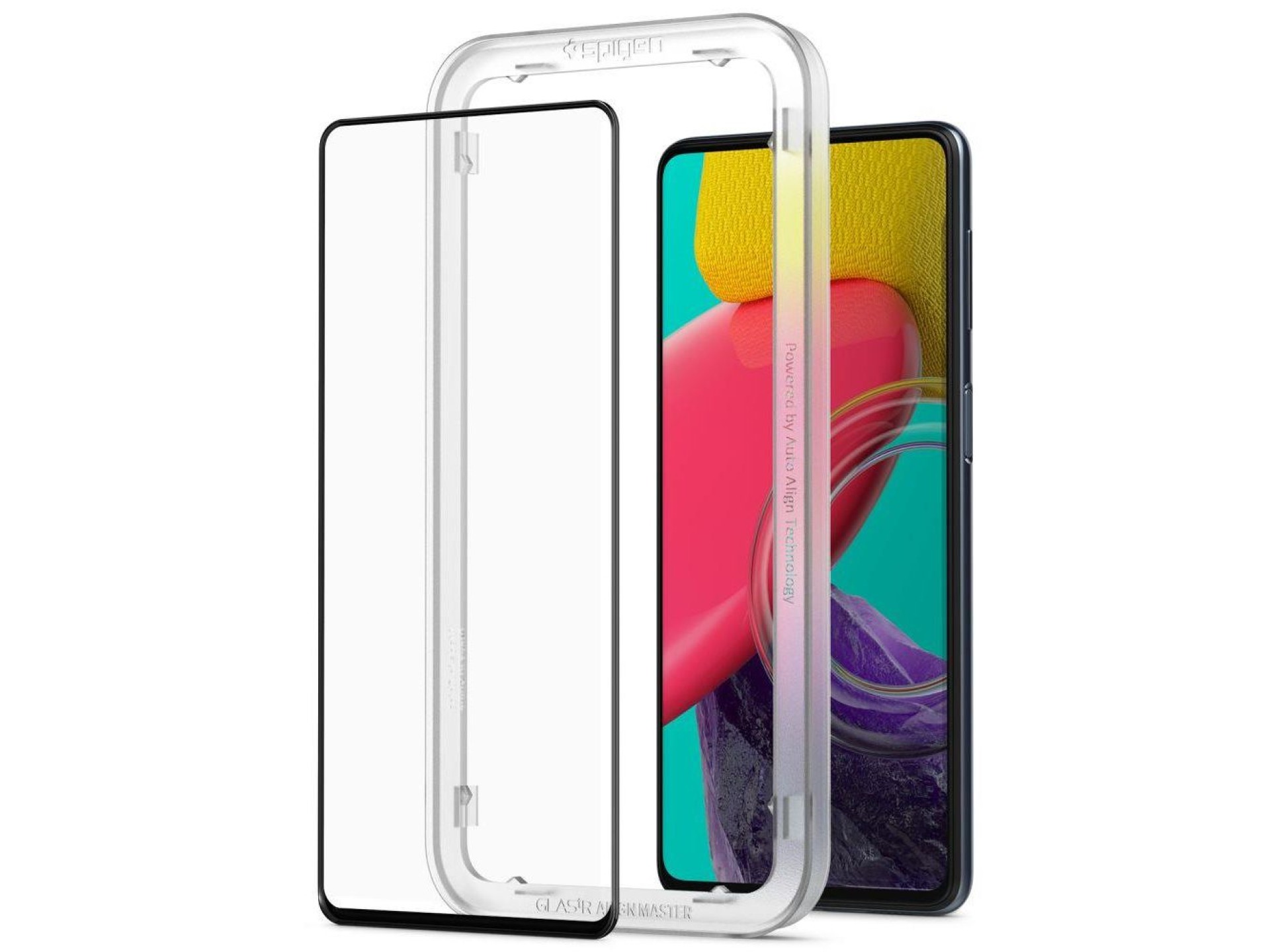 Spigen ALM Glass FC Tempered Glass for Samsung Galaxy M53 5G - Black