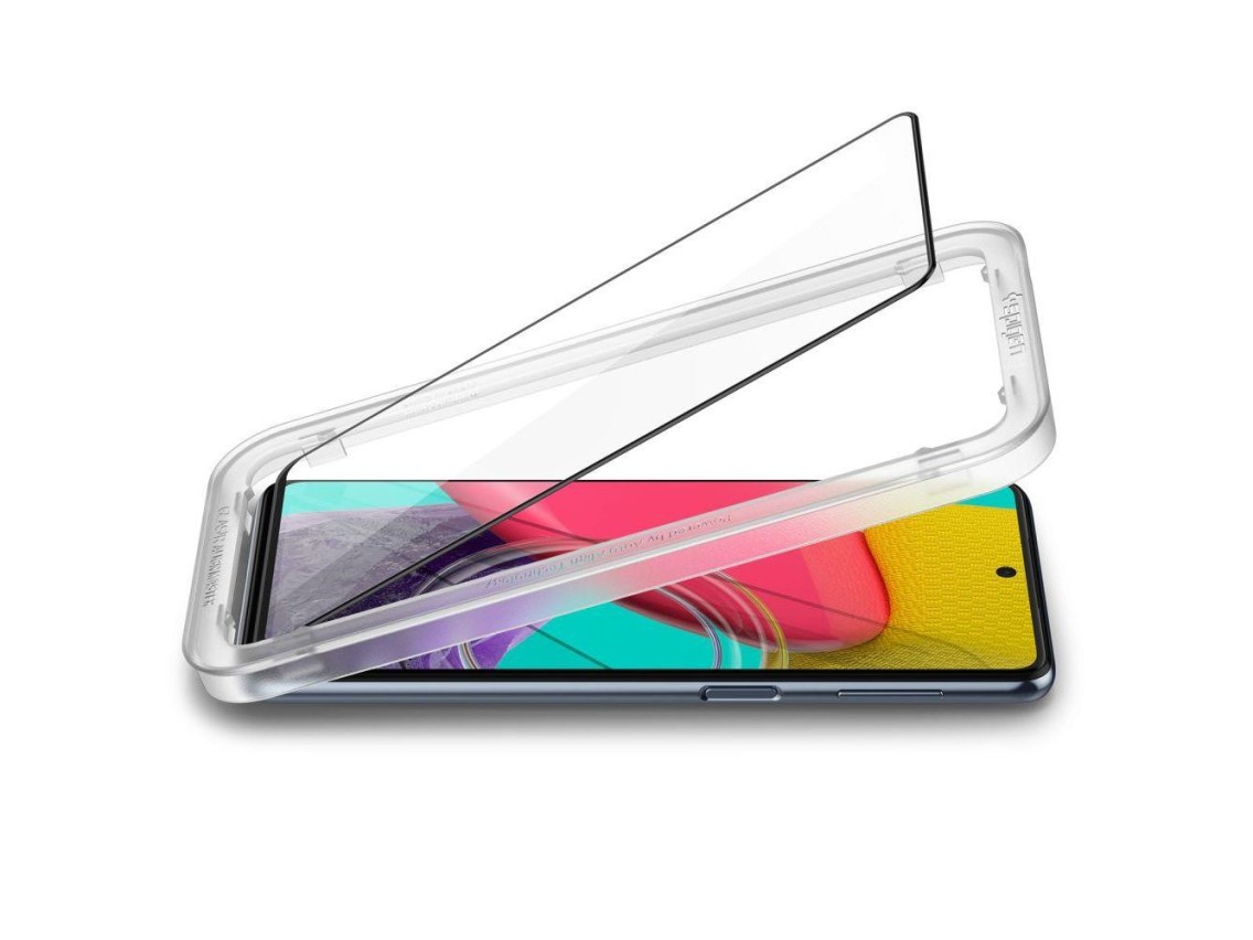 Spigen ALM Glass FC Tempered Glass for Samsung Galaxy M53 5G - Black