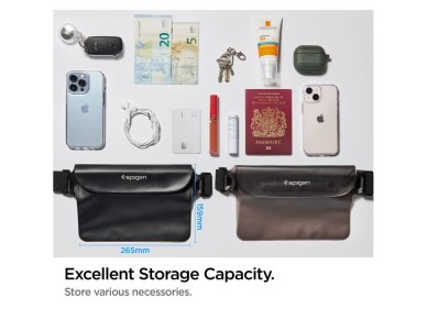 Ri�onera impermeable Spigen Aqua Shield A620 IPX8 - Negra